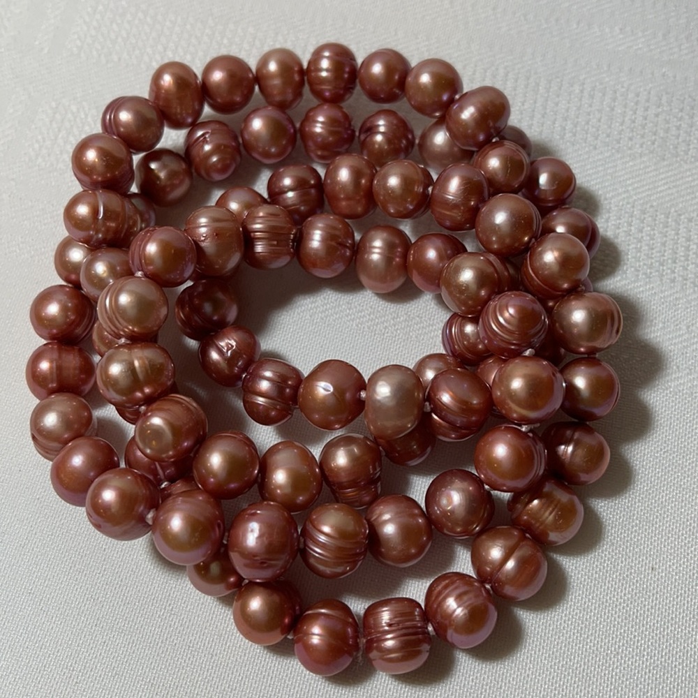 Authentic Freshwater Pearl & Earrings Set